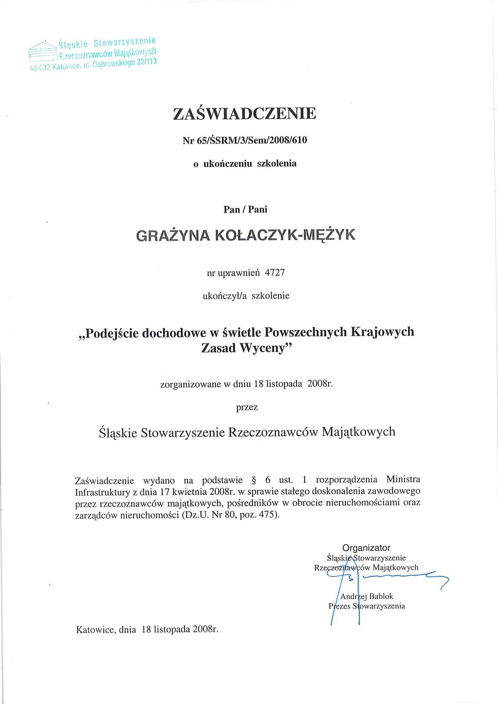 Podejście dochodowe w świetle powszechnych krajowych zasad wyceny.